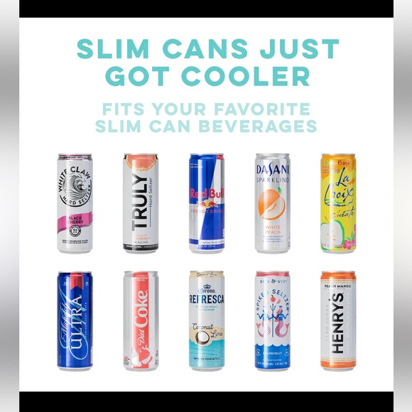 💚 GOLF PARTEE 12OZ SKINNY CAN COOLER 💚 - Picture 3 of 6